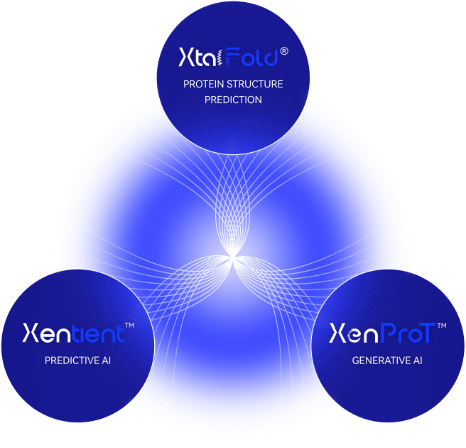 XtafFold, Xentient, XenProT visualization